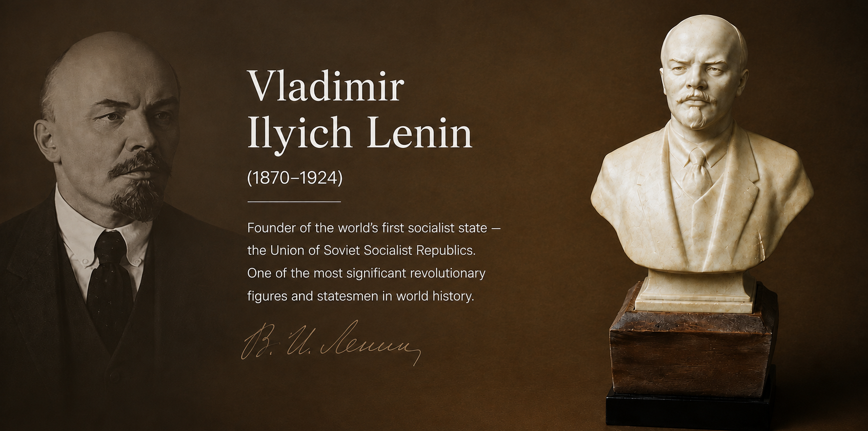 Principal photograph of the bust